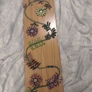 Handcrafted Wooden Floral Wall Art